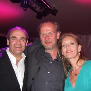 with Bruno Tarriere and my wife in Cannes