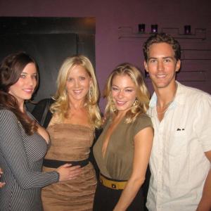 Cast members of NBCs The Playboy Club and LeAnne Rimes