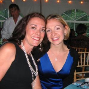 Deborah Tranelli and Christina Morrell at Producer Max Weintraubs 88th Birthday Party