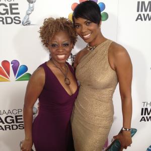 Cas Sigers and Vanessa Williams at the NAACP Image Awards