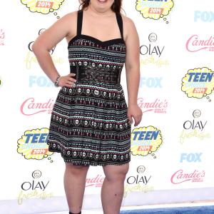 LOS ANGELES CA  AUGUST 10 Actress Jamie Brewer attends FOXS 2014 Teen Choice Awards at The Shrine Auditorium on August 10 2014 in Los Angeles CA
