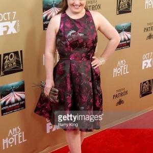 LOS ANGELES, CA - OCTOBER 3: Actress Jamie Brewer arrives at the premiere screening Of FX's 'American Horror Story: Hotel' at Regal Cinemas L.A. Live on October 3, 2015 in Los Angeles, California.