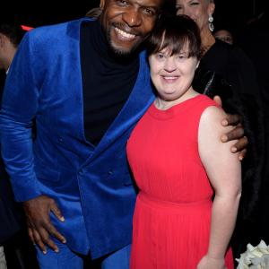 Terry Crews and Jamie Brewer