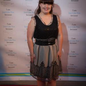 LOS ANGELES CA  MARCH 20 Actress Jamie Brewer arrives at the Los Angeles premiere of Just Like You  Down Syndrome celebrating World Down Syndrome Day at Zanuck Theater at 20th Century Fox Lot on March 20 2013 in Los Angeles California