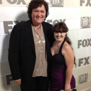 LOS ANGELES CA  SEPTEMBER 23 LR Actors Dot Jones and Jamie Brewer attend the FOX Broadcasting Company Twentieth Century FOX Television and FX 2012 Post Emmy party at Soleto on September 23 2012 in Los Angeles California
