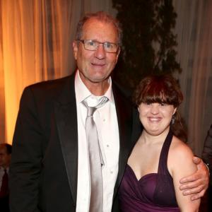 LOS ANGELES, CA - SEPTEMBER 23:Actors Ed O'Neill (L) and Jamie Brewer attend the FOX Broadcasting Company, Twentieth Century FOX Television and FX 2012 Post Emmy party at Soleto on September 23, 2012 in Los Angeles, California.