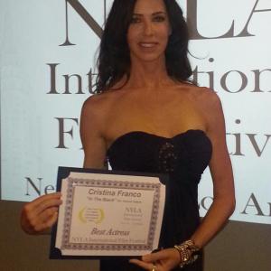 Cristina Franco  Best Actress award NYLA International Film Festival