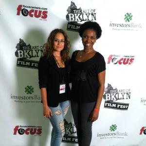 Lisann Valentin and Lisa C White at The Art of Brooklyn Film Festival for Our Quiet Night