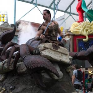Jake Playing The Scorpion King at Universal Studios Singapore