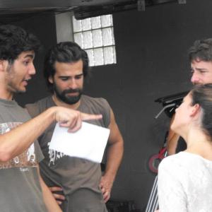 Gorka Otxoa, Eva Ugarte, Sergi Lafuente and Juan Poveda in El ritmo en sus venas (2013)