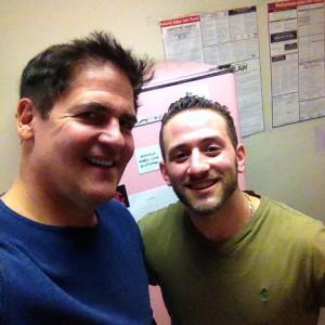 Mark Cuban's selfie with Vito Grassi while filming an episode of Shark Tank
