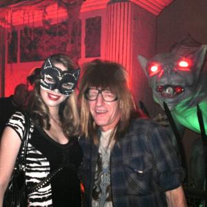 Joey with one of his fans at Stage 3 Productions annual Halloween party in Warren, MI