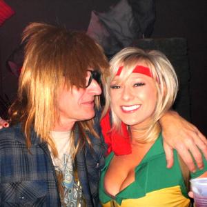 Joey with one of his fans at Stage 3 Productions annual Halloween party in Warren MI
