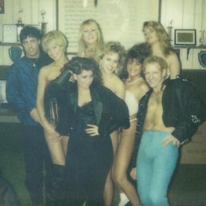 Joey (front right) with his cast of characters at a performance in Chicago, IL