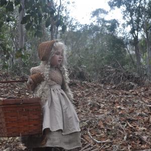 Cinderella in the woods. Costume custom-designed and custom-made by Oxana Foss