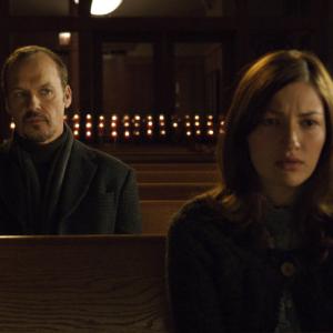 Still of Michael Keaton and Kelly Macdonald in The Merry Gentleman 2008