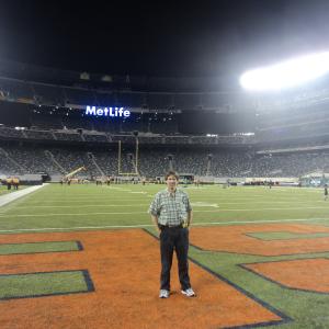 Sept 2014 Met Life stadium in East Rutherford NJ After covering the Syracuse v Norte Dame football game