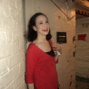 Princeton High Grad of 76 Bebe Neuwirth graciously took my family on a brief tour of the Ambassador Theater NYC and talked to my 13 year old daughter about performing