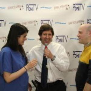 Me in the middle hosting the Princeton TV Winter Soltice Party Dec 22  2012