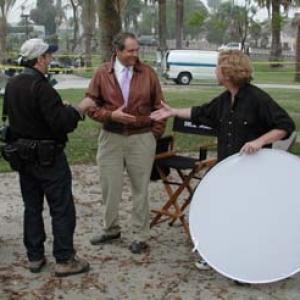 Dick Wolf and John Sutton Smith on a shoot