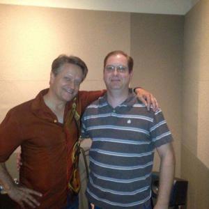 Doing a little Voice Over with Phil Snyder the voice of Jiminy Cricket!