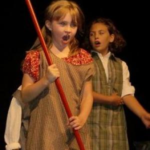 Shelby as July in production of Annie Jr
