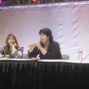 Laraine Newman and Bonnie Burton at Real Nerd Girls Panel at Comikaze 2013.