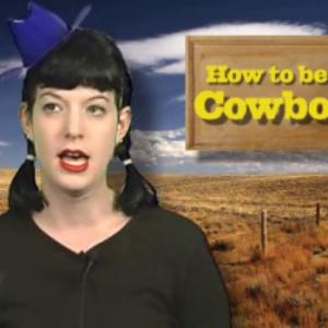 Bonnie Burton talking about cowboys on her show Ask Bonnie