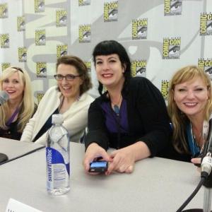 Ashley Eckstein Jane Espenson Bonnie Burton and Jenna Busch on End Bullying Panel at San Diego ComicCon