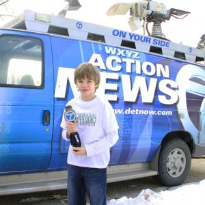Connor was interviewed on Channel 7 news in Detroit for his vacation series that he had done for Orlando World Center Marriott Resort