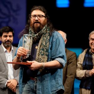 Javad Jalali received the Crystal Simorgh from 30th Fajr International Film Festival