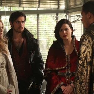 Still of Jennifer Morrison Lana Parrilla Colin ODonoghue and Elliot Knight in Once Upon a Time 2011