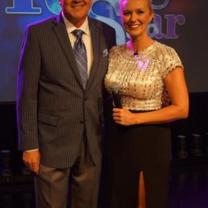 Mike Wargo with Michianas Rising Star Season 3 CoHost Allison Hayes