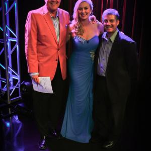 On the set of Michianas Rising Star Season 3 with cohosts Allison Hayes and Mark Durocher