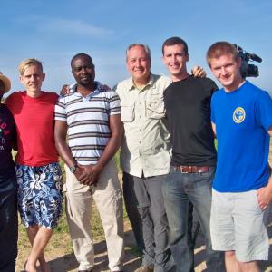 With the Road to Hope film crew in Northern Uganda Summer 2013