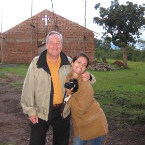 Taking a break from filming Road to Hope With Torrey DeVitto in Kipkaren Kenya