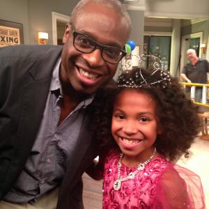 Jasmyn and director Phill Lewis