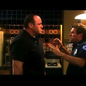 Preston Jones and Will Sasso in the CBS sitcom Shit My Dad Says