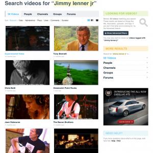 Screen shot of Jimmy Ienner Jrs Vimeo page