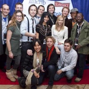 The 2010 Slamdance Film Festival. The cast and crew of THE SCENESTERS.
