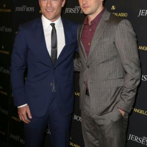 Mike Doyle and Vincent Piazza attend the Jersey Boys NYC screening