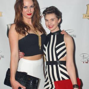 Therés Amee and Natalie Grace at Check Mate Film's Be Scene event 2013