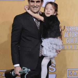 Ty Burrell and Aubrey Anderson-Emmons