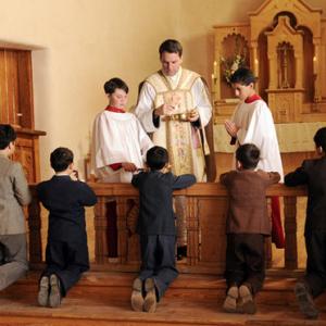 Max Manzanares as Altar boy on the set of Bless me Ultima 2012
