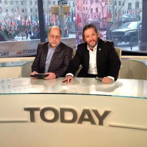 With Larry Solters on the set of the Today Show