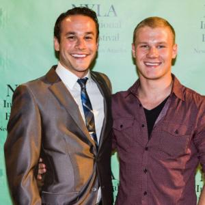 Actor Eric Ronquillo and ActorProducer Torrey Drake at event for In Harmony