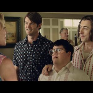 Still of Alan Cumming, Garret Dillahunt, Donna W. Scott and Isaac Leyva in Any Day Now (2012)