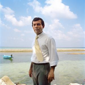 Still of Mohamed Nasheed in The Island President (2011)
