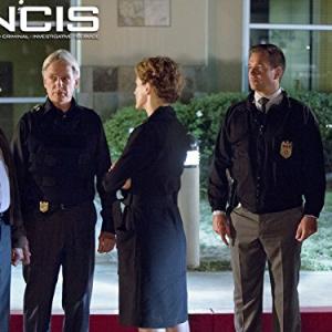 Still of Mark Harmon Rocky Carroll Sean Murray and Michael Weatherly in NCIS Naval Criminal Investigative Service 2003