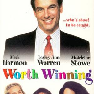 Madeleine Stowe Lesley Ann Warren Mark Harmon and Maria Holvoe in Worth Winning 1989